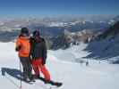 Ich und Markus auf der Piste Punta Rocca (24. März)