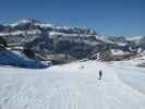 Markus auf der Piste Sass de la Vegla (24. März)