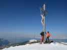 Markus und ich auf der Secëda, 2.519 m (25. März)