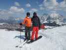 Ich und Markus auf der Piste Goldknopf 2 (25. März)