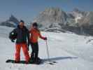 Markus und ich auf der Piste Limedes (26. März)