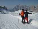 Ich und Markus auf der Piste Armentarola (26. März)