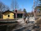 Hannelore und Sabine im Bahnhof St. Veit an der Triesting, 299 m