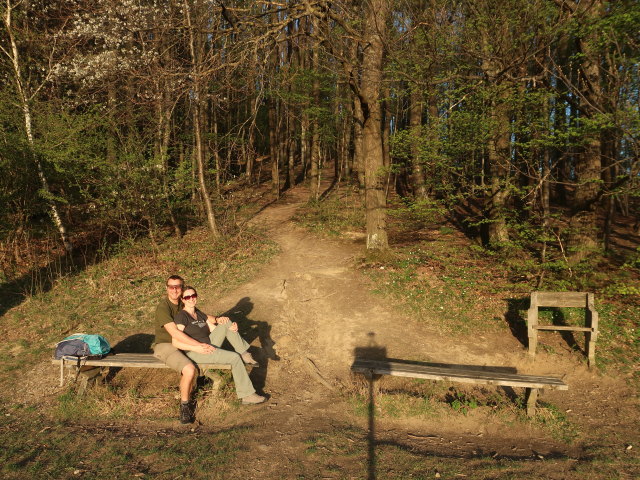 Ich und Sabine zwischen Ochsenburger Hütte und Kreisbach