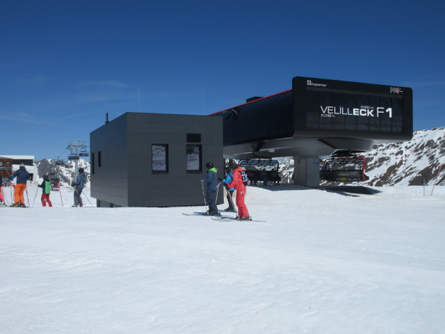 Bergstation der Velilleckbahn, 2.620 m (17. Apr.)