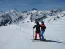 Markus und ich auf der Piste 76 (17. Apr.)