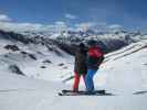 Markus und ich auf der Piste 15 (18. Apr.)