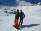 Markus und Stefan auf der Piste 20 (19. Apr.)