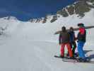 Markus, Stefan und ich auf der Piste 20 (19. Apr.)