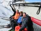 Ich, Stefan und Markus in der Lange-Wand-Bahn (20. Apr.)