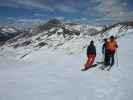 Markus, Stefan und ich auf der Skiroute 42 (21. Apr.)