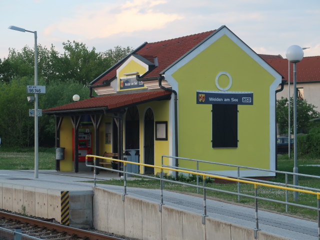 Bahnhof Weiden am See, 117 m