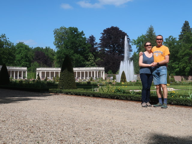 Sabine und ich im Paleis Het Loo in Apeldoorn (14. Mai)