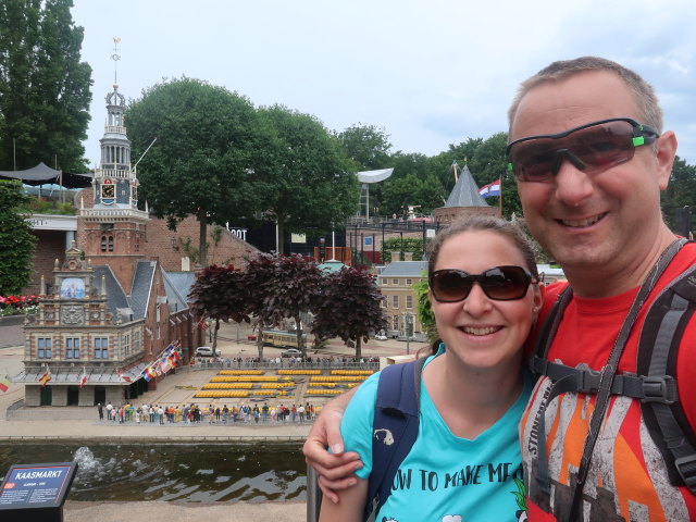 Sabine und ich im Madurodam in Den Haag (20. Mai)