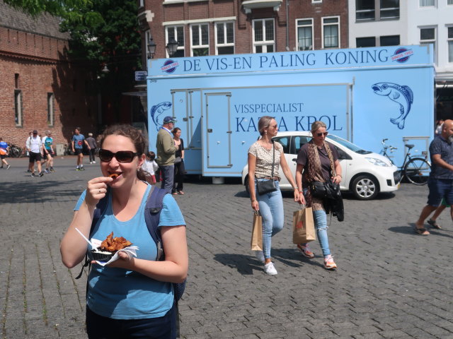 Sabine am Markt in 's-Hertogenbosch (22. Mai)