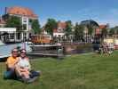 Ich und Sabine bei der Thorbeckegracht in Zwolle (15. Mai)