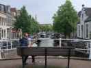 Sabine auf der Kortejansbrug in Haarlem (16. Mai)