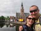 Sabine und ich auf der Schapenbrug in Alkmaar (17. Mai)