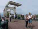 Sabine und ich auf der Magere Brug in Amsterdam (19. Mai)