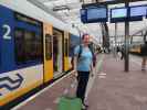 Sabine in der Station Rotterdam Centraal (21. Mai)