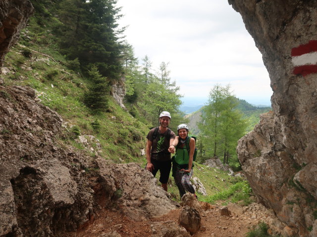 Frank und Ursa im Törl, 1.457 m