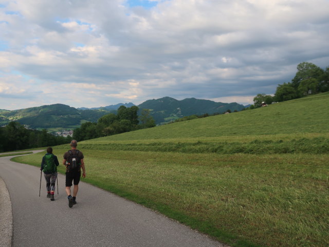 Ursa und Frank zwischen Sattelhalt und Erlgraben