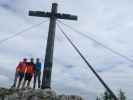 Ich, Frank und Ursa auf der Pyramide, 1.599 m