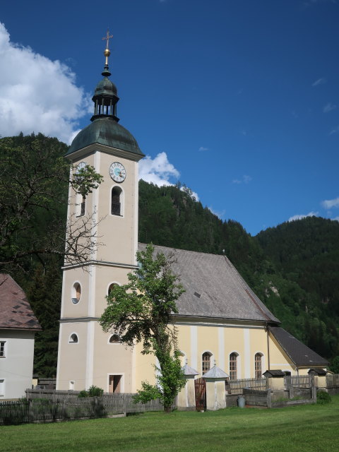 Pfarrkirche Unterwald, 818 m