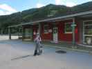 Sabine im Bahnhof Wald am Schoberpass, 849 m