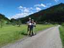 Ich und Sabine zwischen Wald am Schoberpass und Unterwald