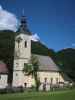 Pfarrkirche Unterwald, 818 m