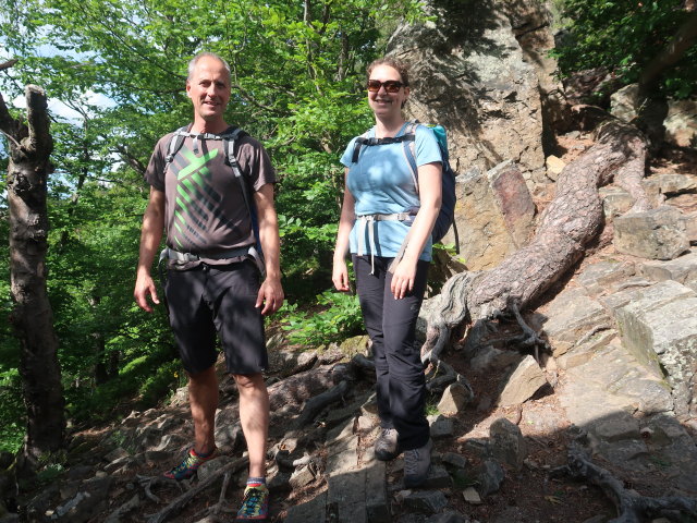 Frank und Sabine in der Steinigen Ries