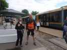 Sabine und Frank im Bahnhof Spitz an der Donau, 206 m