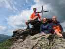 Ich, Sabine und Frank am Hohen Stein, 723 m