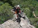 Frank am Hirschwand-Klettersteig