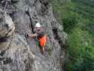 Frank am Hirschwand-Klettersteig