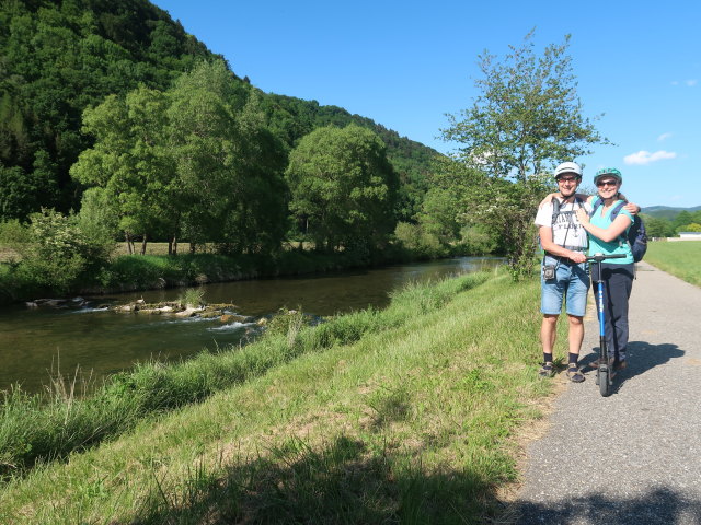 Ich und Sabine zwischen Rainfeld und St. Veit an der Gölsen