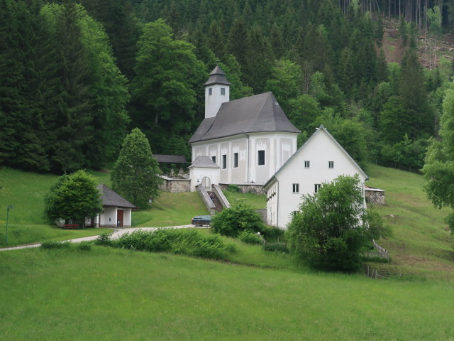 Pfarrkirche Johnsbach, 769 m (3. Juni)