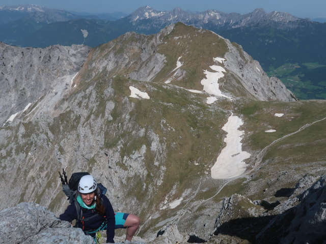 Kalbling-Nordwestgrat: Romana in der 8. Seill&auml;nge (5. Juni)
