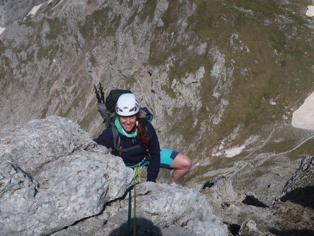 Kalbling-Nordwestgrat: Romana in der 8. Seill&auml;nge (5. Juni)