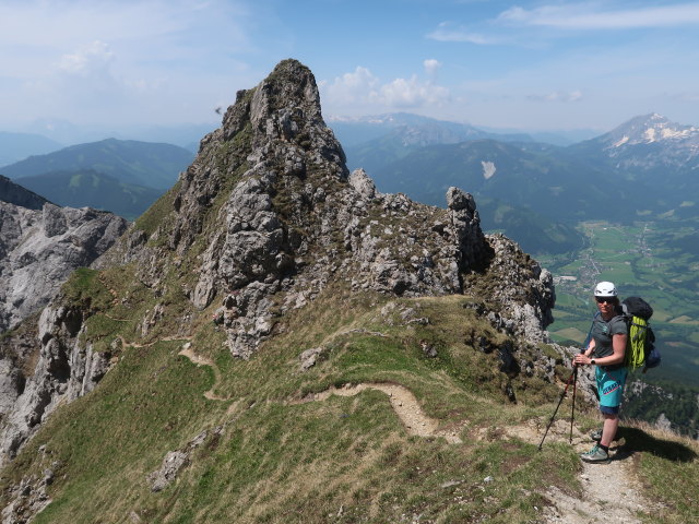 Romana zwischen Riffel und Kreuzkogel (5. Juni)