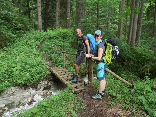 Frank und Romana im Kematengraben (5. Juni)