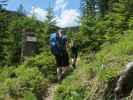 Frank und Romana zwischen Mödlinger Hütte und Kalblinggatterl (4. Juni)