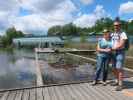 Sabine und ich im UnterWasserReich in Schrems