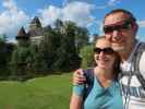 Sabine und ich bei der Burg Heidenreichstein