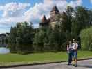 Sabine und ich bei der Burg Heidenreichstein