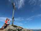 Ich und Sabine auf der Rötenspitze, 2.481 m (12. Juni)