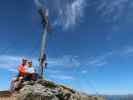 Ich und Sabine auf der Rötenspitze, 2.481 m (12. Juni)