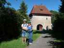 Ich und Sabine beim Schloss Kirchberg