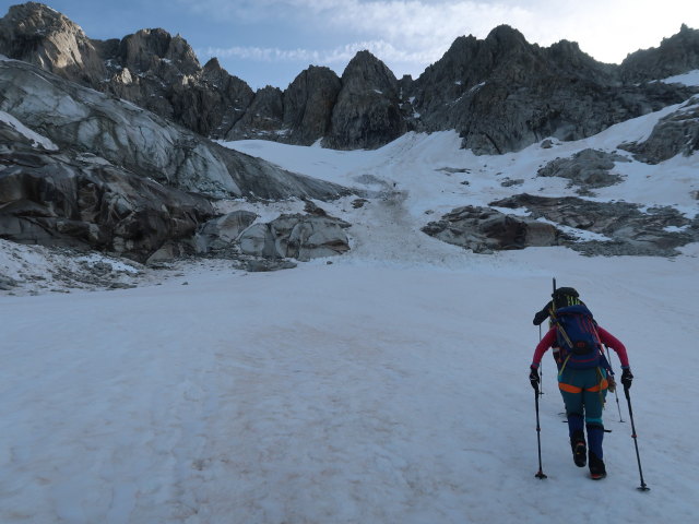 Reinhard und Irene zwischen Plauener Hütte und Kuchelmooskees (18. Juni)